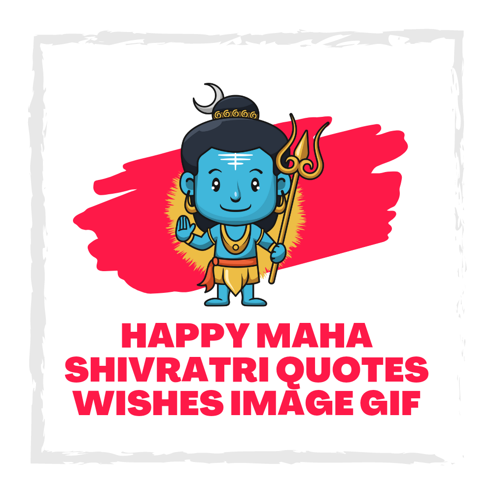 Happy Mahashivratri Day Wish Card Card